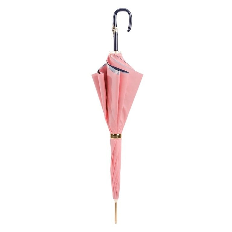 Pink Pasotti Umbrella with Flower Interior