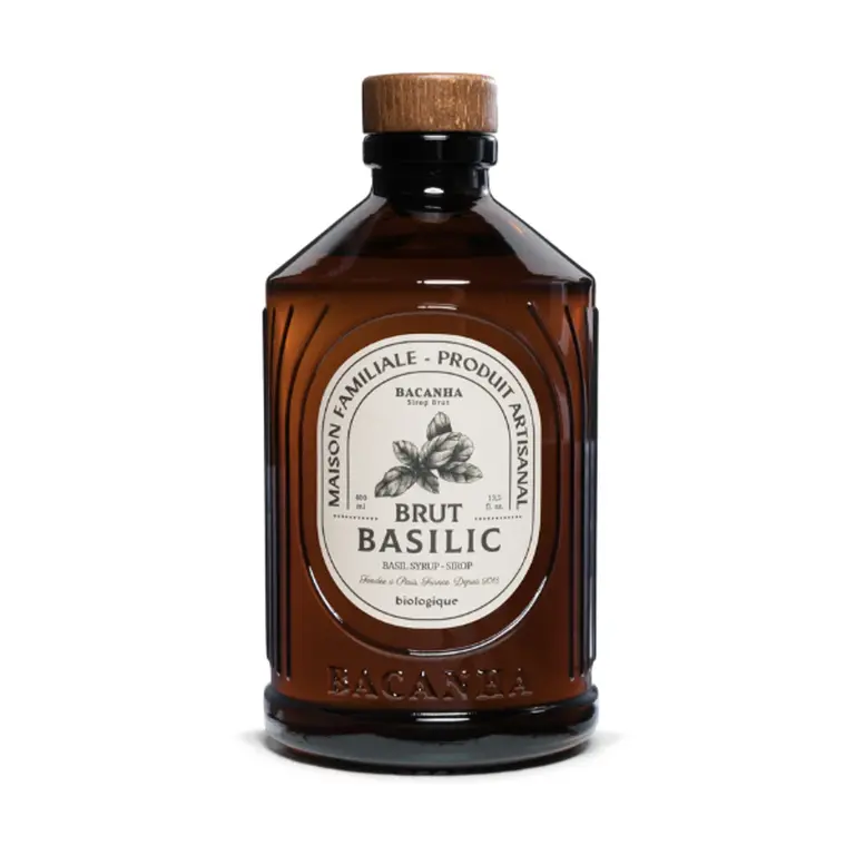 Organic Basil Syrup Bacanha