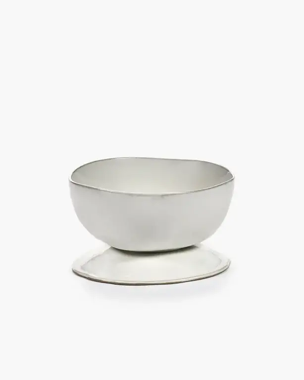 High Bowl Foot Off White La Mere Bowl