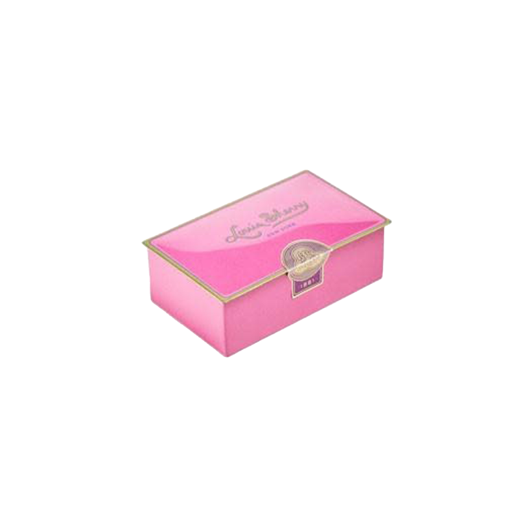 Louis Sherry Truffle Tin 2-Pc Draper Pink