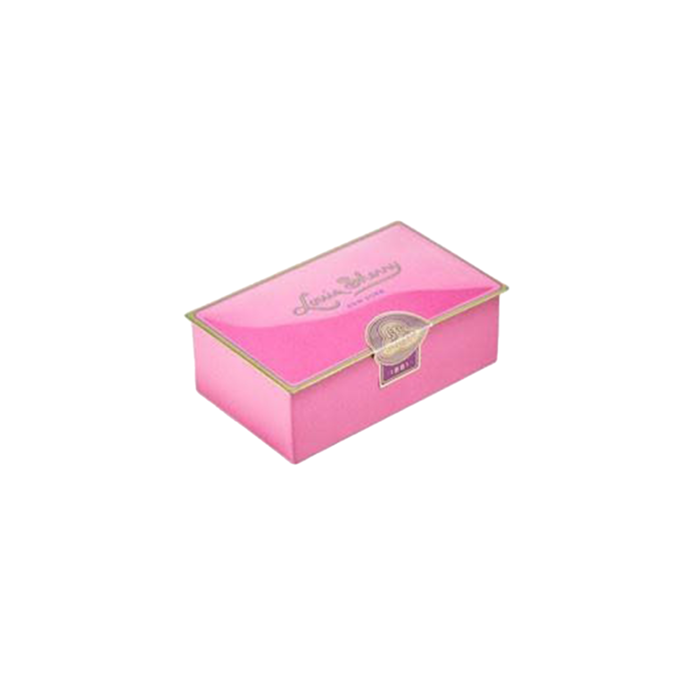 Louis Sherry Truffle Tin 2-Piece, Draper Pink