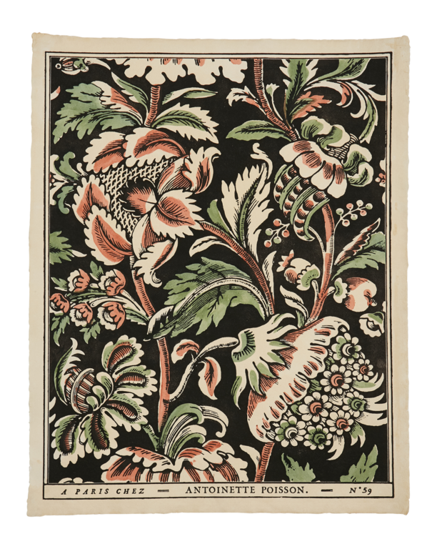 Antoinette Poisson Larges Pavots Ochre Domino Paper