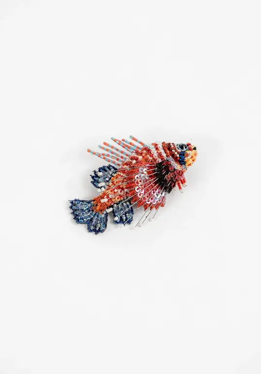 Lion Sea Fish Brooch