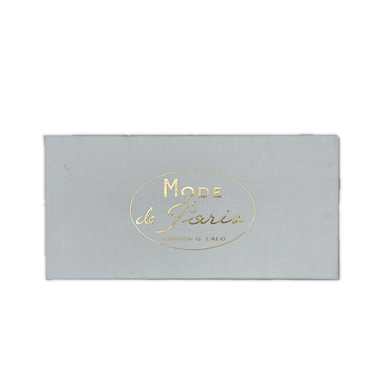 G. Lalo Mode de Paris Card & Envelope Collection White
