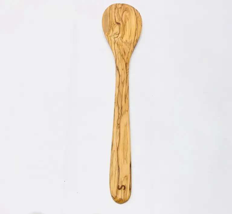 Olive Wood Appetizer Serving Spoon Made in Albania