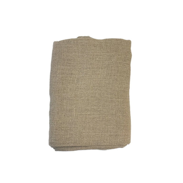 Rough Linen Round Tablecloth 67"