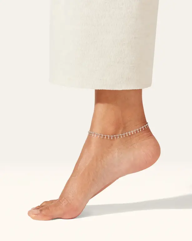 Lumi Rodium Anklet