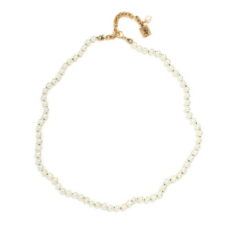 Fallen Aristocrat Freshwater Pearl Necklace, Green