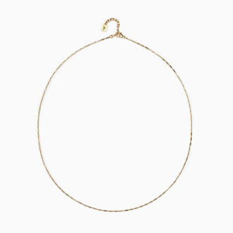 Fallen Aristocrat Bar Chain Necklace, 24k