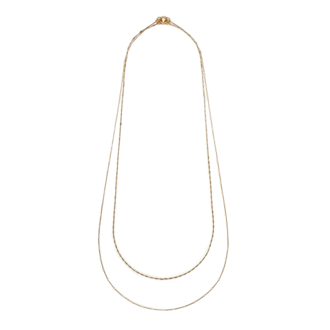 Layered Stick and Bar Chain Necklace Layered Stick and Bar Chain Necklace