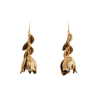 Fallen Aristocrat French Tulip Earrings Fallen Aristocrat French Tulip Earrings