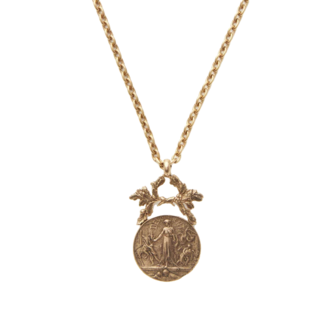 Fallen Aristocrat La Semeuse Coin Pendant Necklace Fallen Aristocrat La Semeuse Coin Pendant Necklace