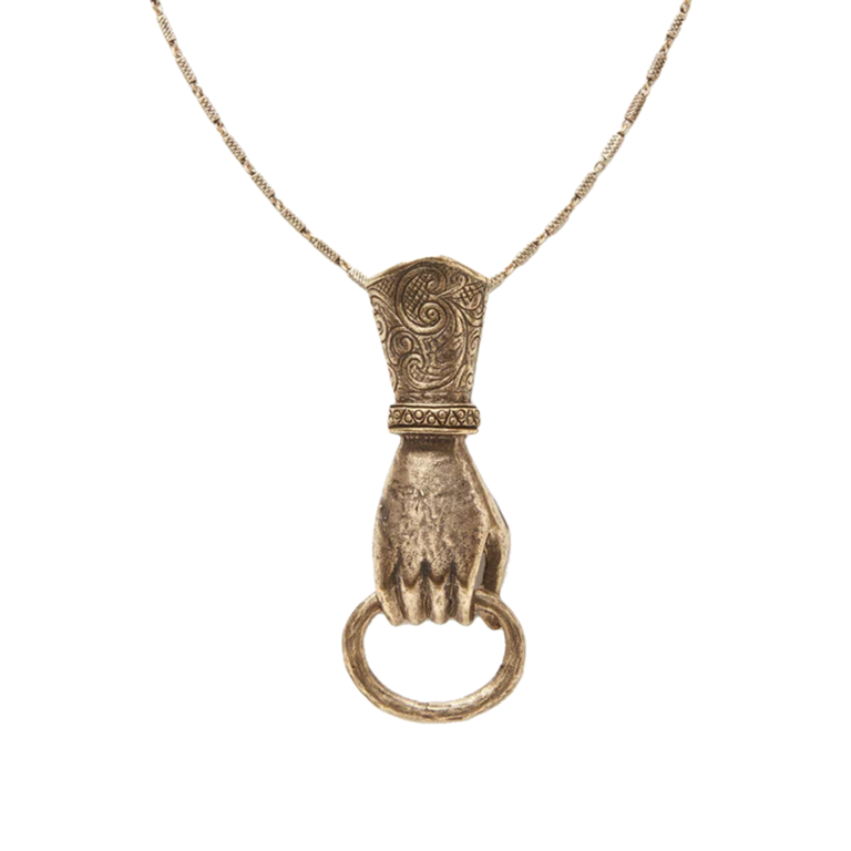 Fallen Aristocrat Hand Pendant Necklace