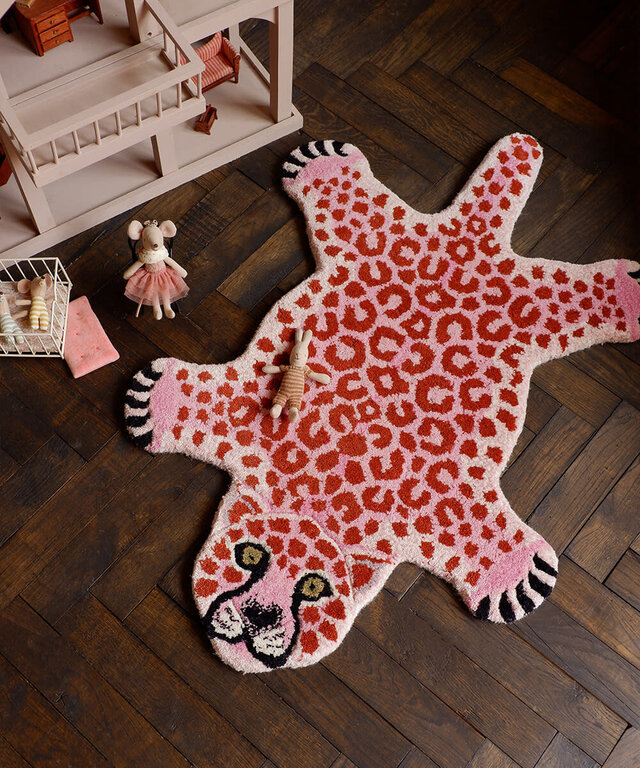 Pinky Leopard Small Rug