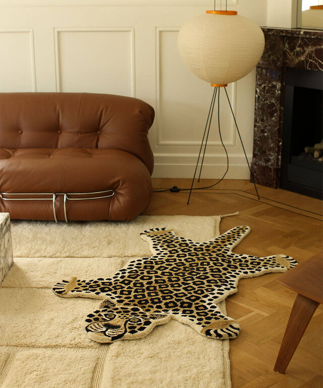 Loony Leopard Large Rug