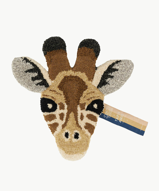 Gimpy Giraffe Head Rug