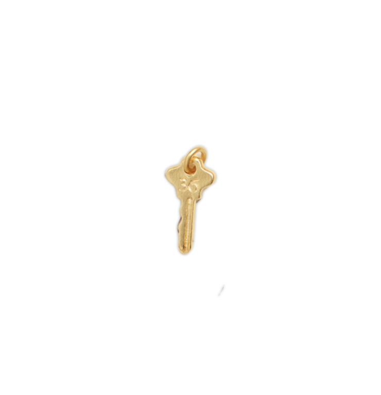 Gold #36 Key Charm