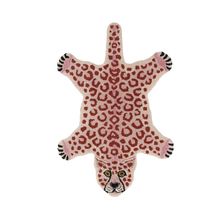 Pinky Leopard Small Rug