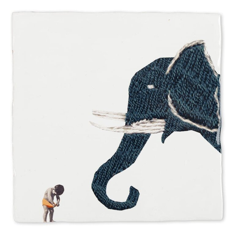 As Big As You Small 10x10 cm Tile