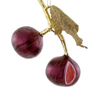 Cultivated Fig Gold Leaf Ornament