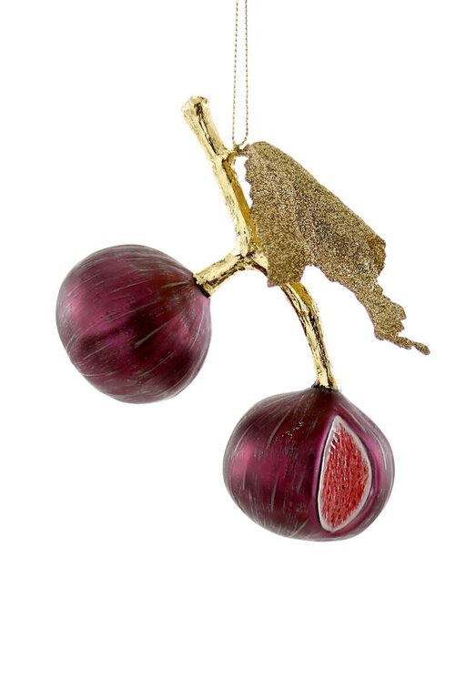 Cultivated Fig Gold Leaf Ornament