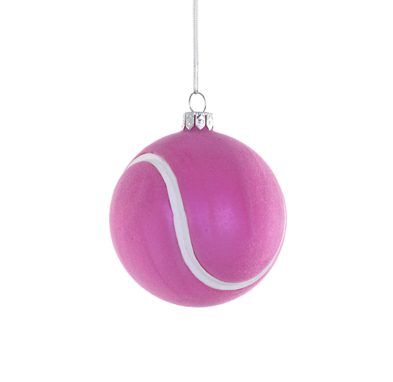 Tennis Ball Pink Ornament