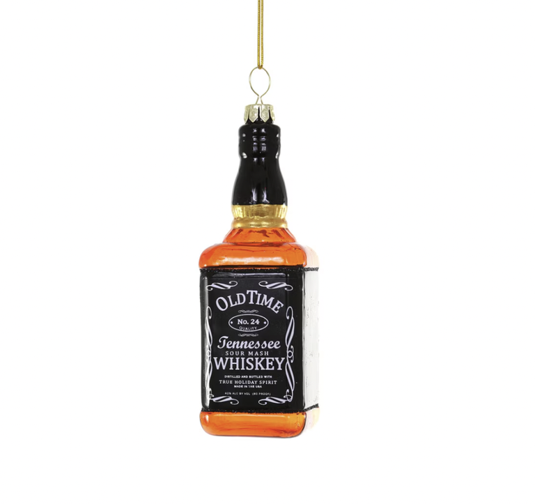 Whiskey Bottle Ornament