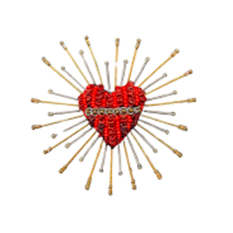Sacred Heart Brooch