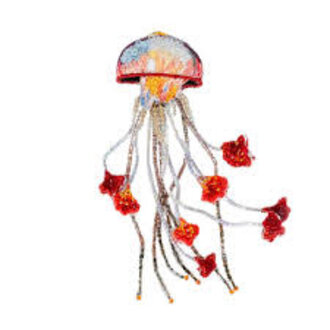 Sea Nettle Jellyfish Brooch