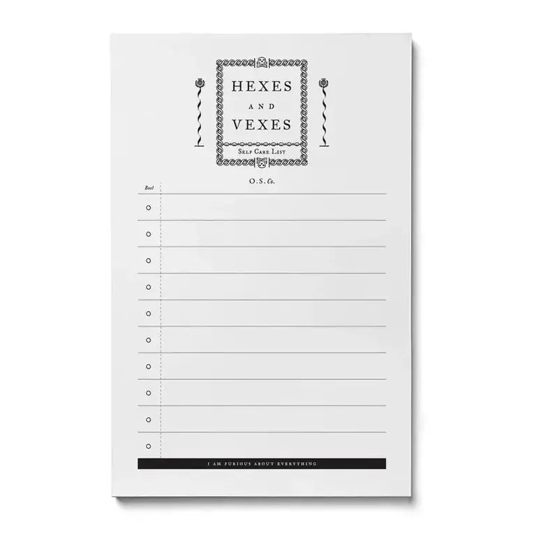 Hexes & Vexes Notepad