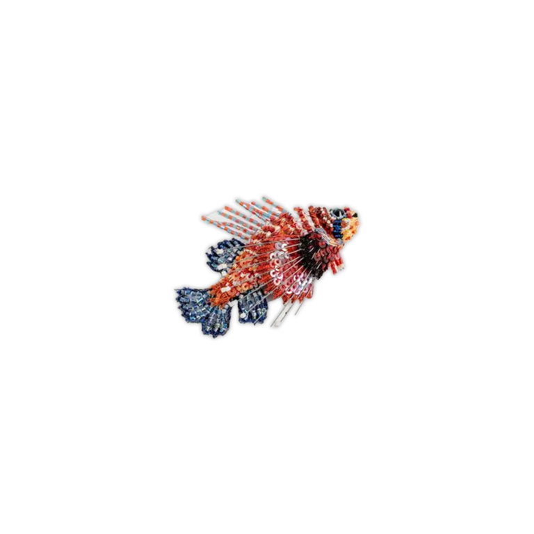 Lion Sea Fish Brooch