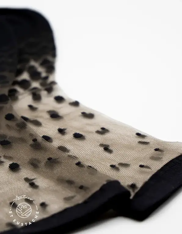 Atelier St Eusache Socks- Nakameguro Black 39-41