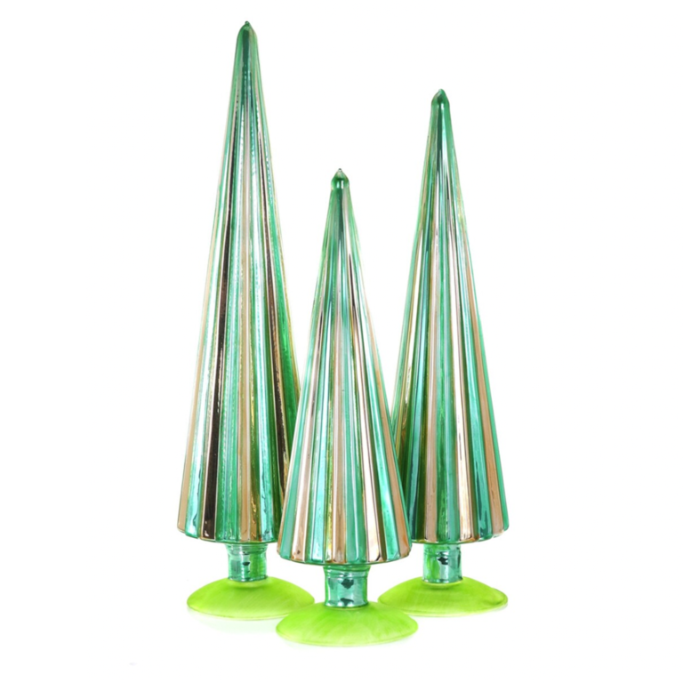 Pleated Green & Copper Tree