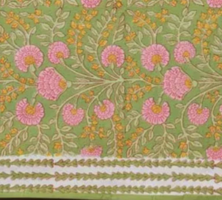 Cactus Flower Fern Tablecloth