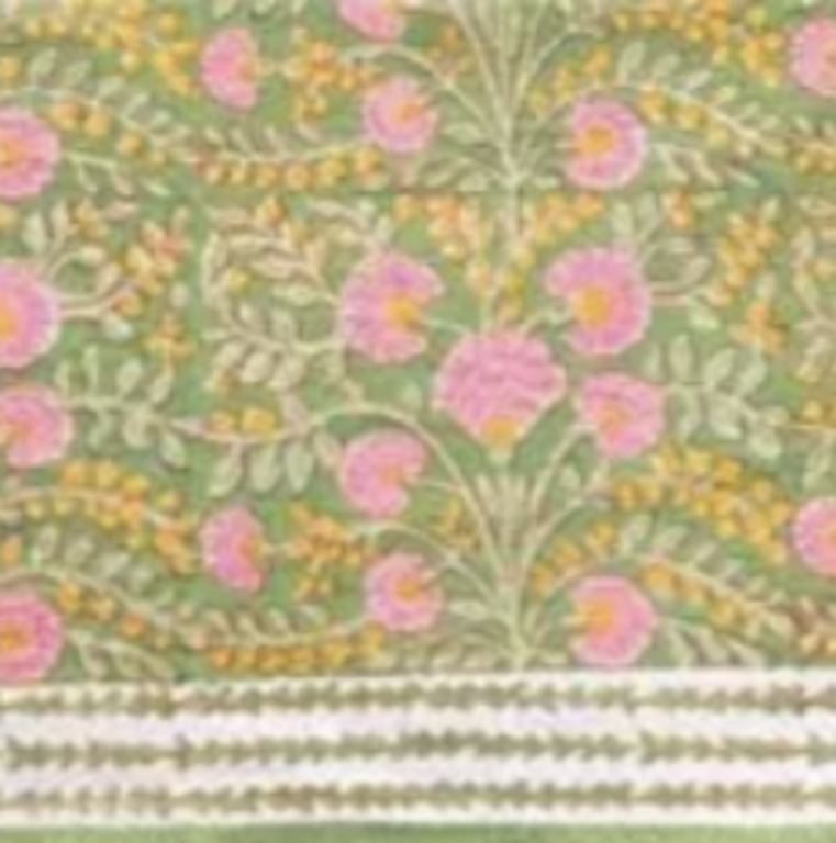 Cactus Flower Fern Tablecloth