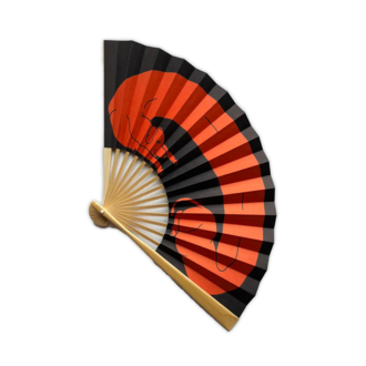 Japanese Zodiac Dog Fan Japanese Zodiac Dog Fan