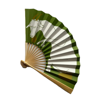Japanese Zodiac Goat Fan Japanese Zodiac Goat Fan