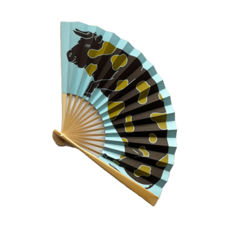 Japanese Zodiac Ox Fan Japanese Zodiac Ox Fan