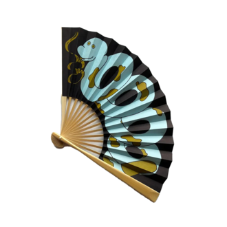 Japanese Zodiac Snake Fan Japanese Zodiac Snake Fan