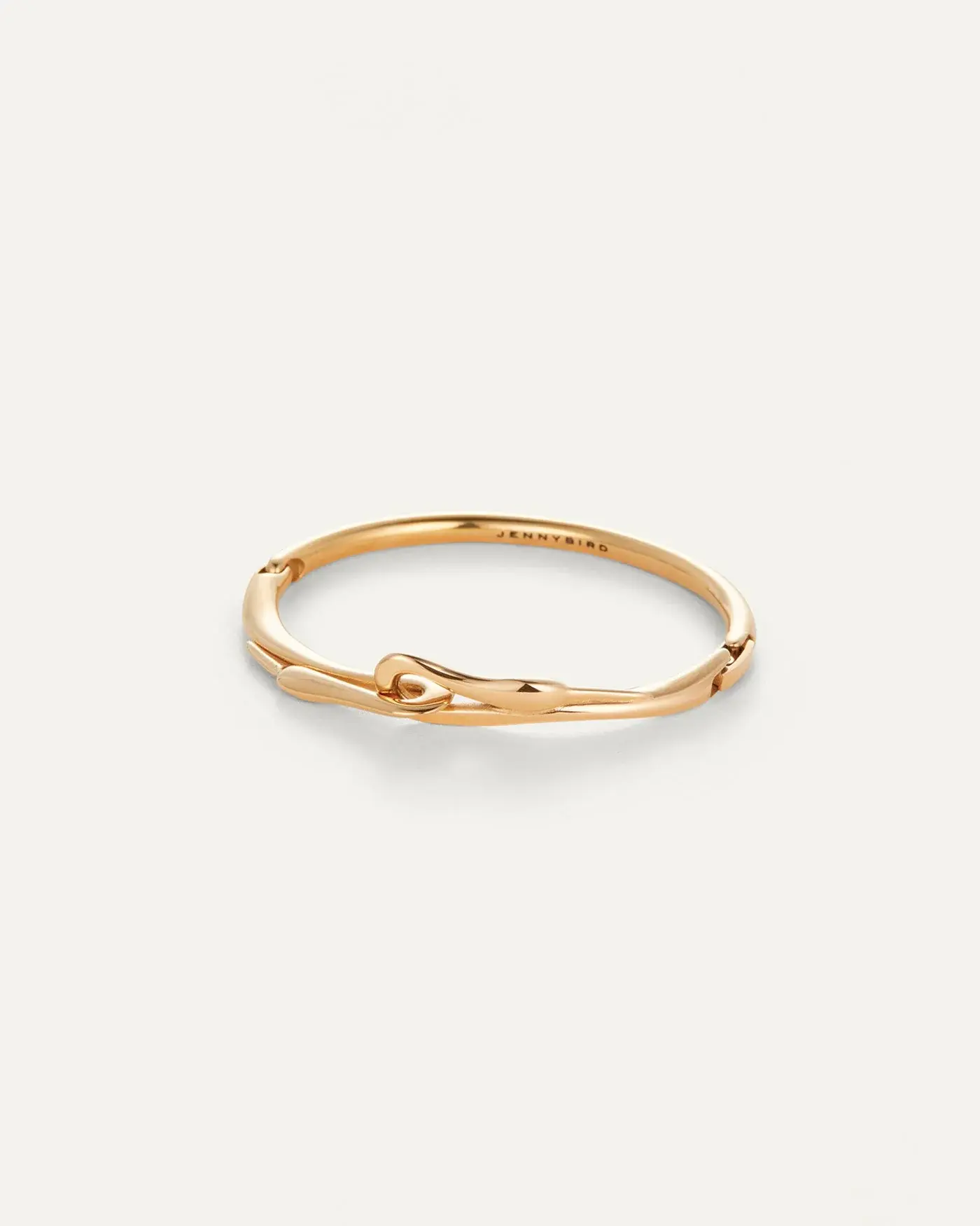 Lisieux Bangle High Polish Gold Bangle The Paris Market