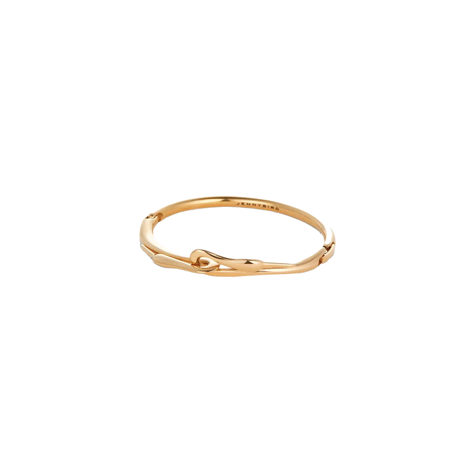 Lisieux Bangle High Polish Gold Bangle The Paris Market