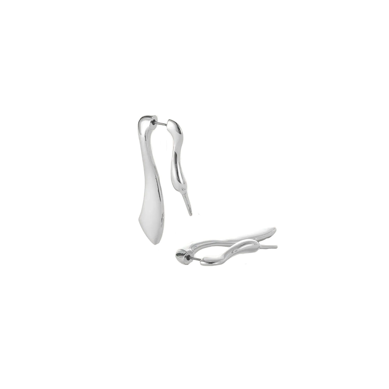 Lisieux Ear Jacket High Polish Silver Earring The Paris Market