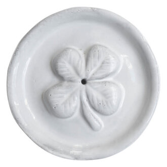 Astier de Villatte Chance Incense Holder on Saucer Astier de Villatte Chance Incense Holder on Saucer