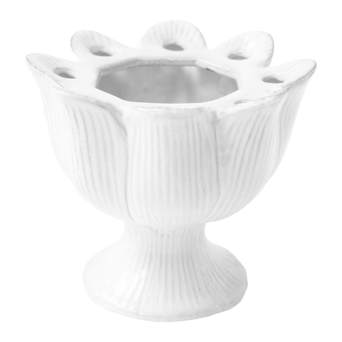 Artichoke Monkey Ceramic Flower Holder by Astier de Villatte Artichoke Monkey Ceramic Flower Holder by Astier de Villatte