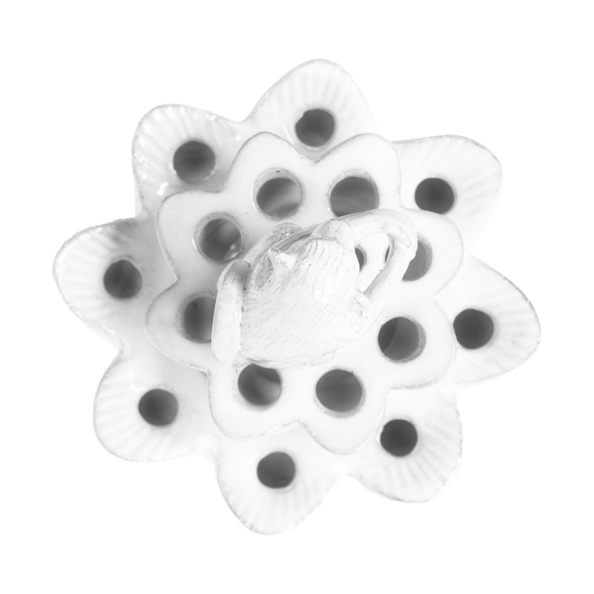 Artichoke Monkey Ceramic Flower Holder by Astier de Villatte Artichoke Monkey Ceramic Flower Holder by Astier de Villatte
