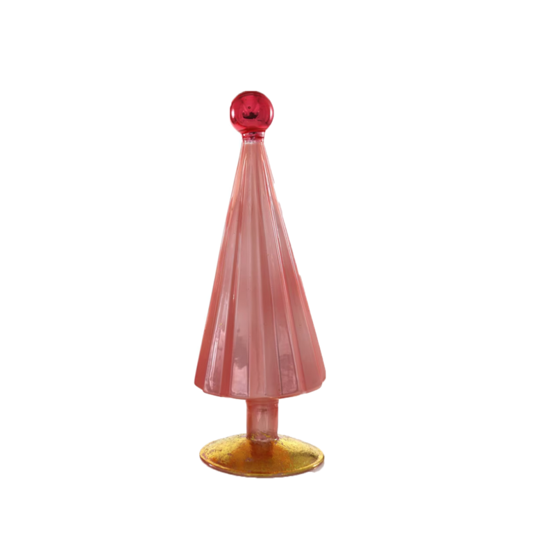 Small Set Pink & Red Pleated Tree