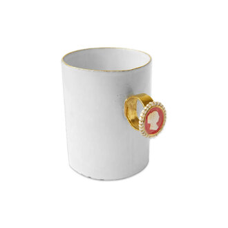 Astier de Villatte Serena Cameo Ring Cup Astier de Villatte Serena Cameo Ring Cup