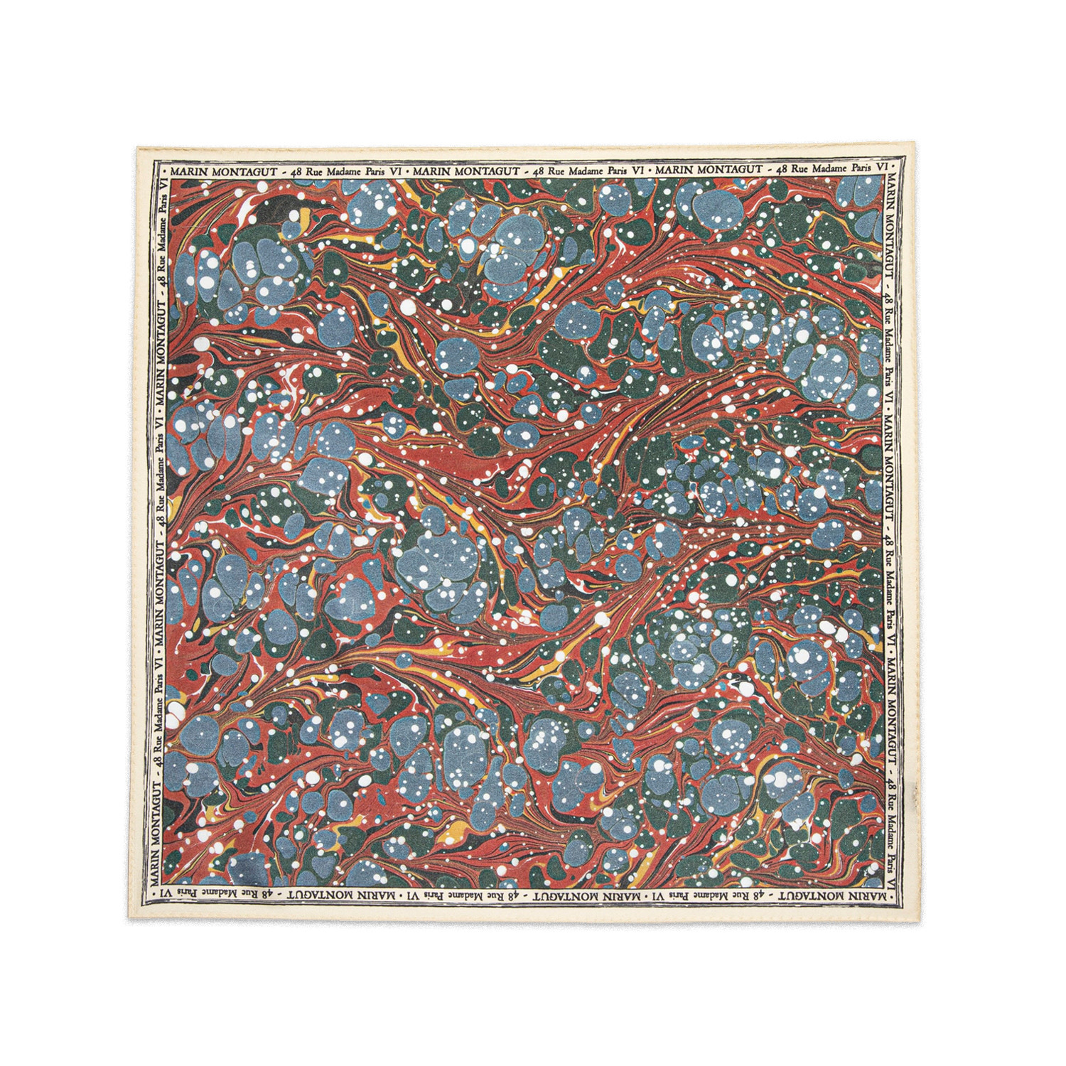 Silk & Modal Scarf in Blue Barcelona
