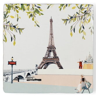 Paris I Love You Small Tile