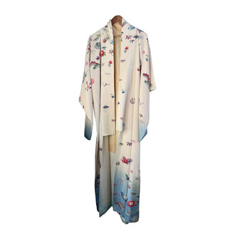 Vintage White Kimono